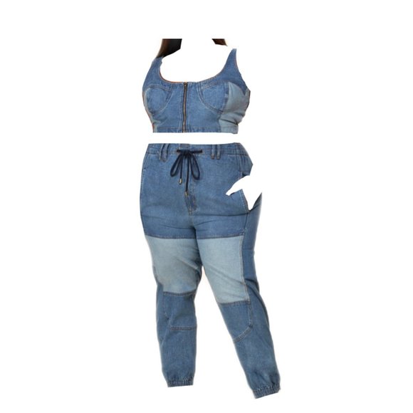 L'ATISTE Other - Denim Two Piece